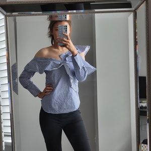 self portrait asymmetrical topsize